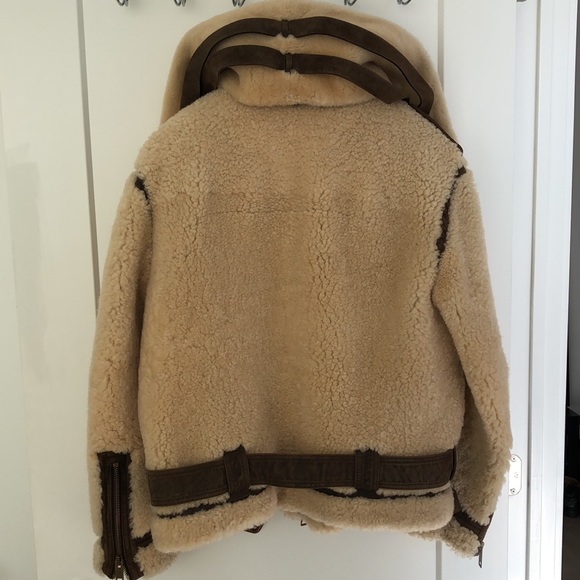 Burberry Runway AW18 Double Collar Shearling Aviator Jacket - Picture 3 of 16